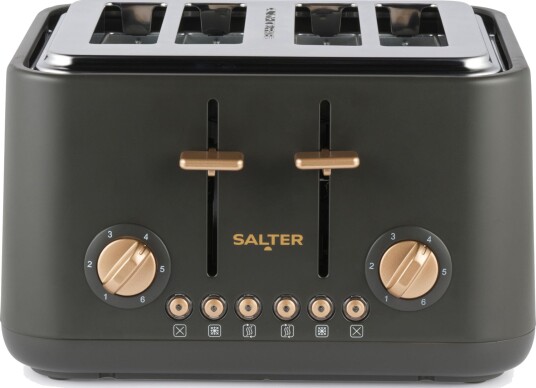 Salter EK5823CBVDE Brødrister for 4 skiver 1630W Svart
