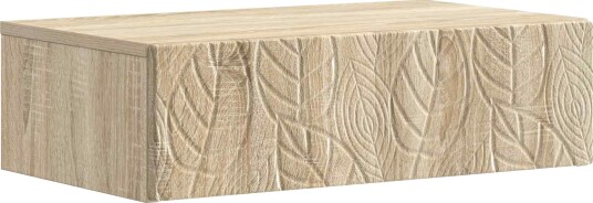 vidaXL Vegghengt Sidebord Sonoma eik 59 x 34,5 x 17 cm Konstruert tre