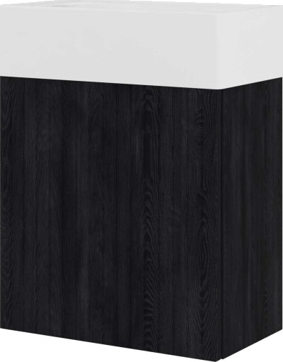 Proline møbler 40x23x40cm antrasitt eik med 1 push open dør Proline møbler 40x23x40cm antrasitt eik med 1 push open dør