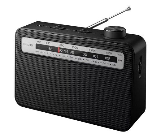 Philips TAR2506 - FM/MW - Svart
