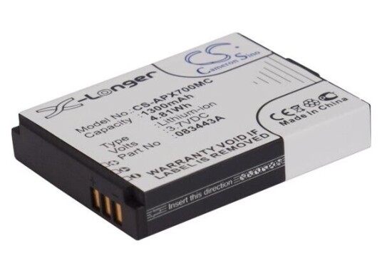 ACTIONPRO X7 batteri (1300 mAh 3.7 V)