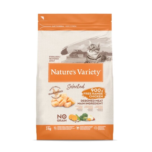 Nature’S Variety Nature'S Variety Selected Sterilised Frittgående Kylling 3 kg