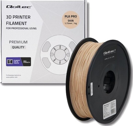 Qoltec 50676 PLA Filament Brun 1.75 mm 1 kg