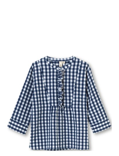 Juna Bæk&Bølge Irene Shirt - Blue - S/M
