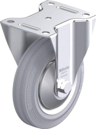 Blickle 83840 B-V 162R-Sg-Fa Styrehjul Fast Hjul Hjuldiameter 160 Mm Bæreevne Maks. 135 Kg
