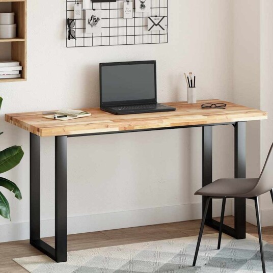 vidaXL Bordplate rektangulær 140x60x4 cm heltre akasie vidaXL Bordplate rektangulær 140x60x4 cm heltre akasie