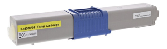 46508709, Tonerkassett, erstatter Oki 46508709, gul, 3.000 sider, inkClub