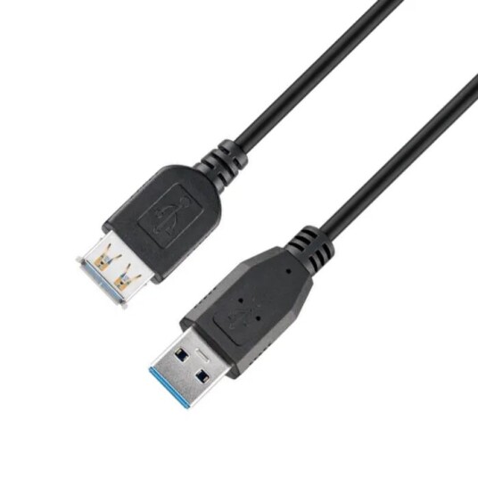 Goobay USB 3.0 Forlengelseskabel 1,8 m Svart