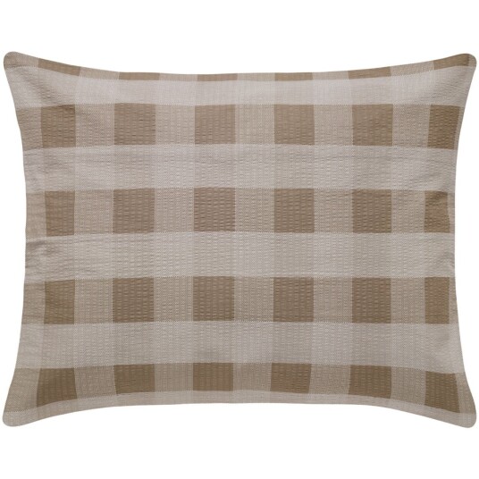 ERWIN M. Putetrekk Loan krepp; 70x90 cm (LxB); Gråbrun; 2 Stykk / Forpakning
