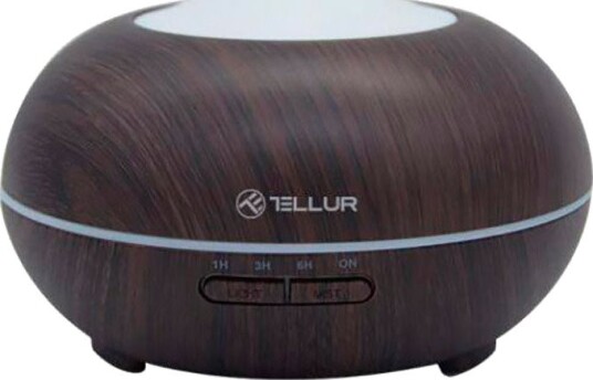 Tellur WiFi Smart Aroma Diffuser med LED lys 300ml M??rkt tre