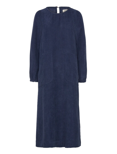 Lollys Laundry Lucasll Midi Dress Ls - Blue - S