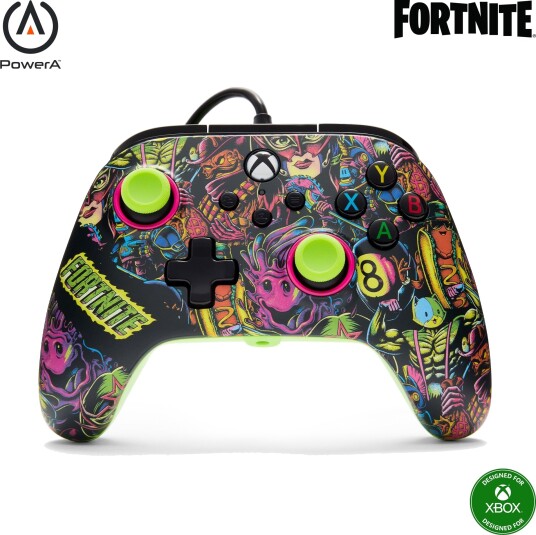 PowerA Advantage Wired Controller Fortnite Glow