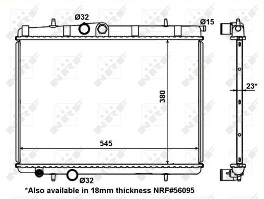 Radiator NRF 56096