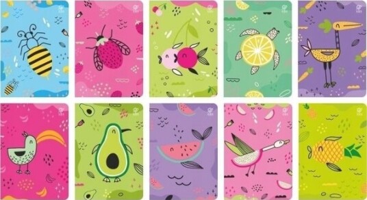 Elanders Booklet A5/32 = Tre Farger Fruits 10Sz