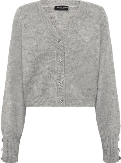 Bruuns Bazaar Syringabrushedbbkrista Knit Cardiga Grey XS Bruuns Bazaar Syringabrushedbbkrista Knit Cardiga Grey XS