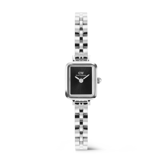Daniel Wellington DW Watch Quadro Mini Arch 3 link Onyx Sunray Silver 15.4X18.2mm Daniel Wellington DW Watch Quadro Mini Arch 3 link Onyx Sunray Silver 15.4X18.2mm