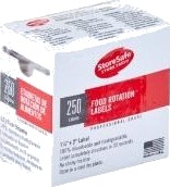 Etiket Cambro 30X50mm 250Stk. Pr. Rl. Vandopløselig Til Sporbarhed,24 Rl/Krt
