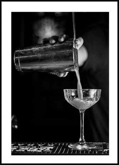 Bartender Makes a Cocktail Plakat Plakat / 21x30cm