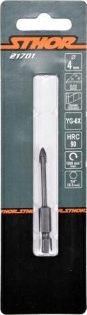 Sthor Bor Til Glass Og Keramikk 4 Mm Hex