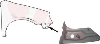 Front kledning VAN WEZEL 5894672