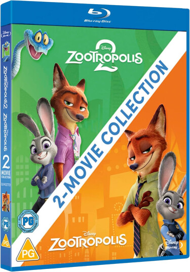 Zootopia 1 & 2 / Zootropolis 1 & 2 Bluray