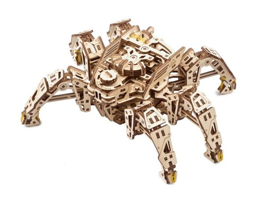 Ugears 3D-puslespill i tre Hexapod Explorer
