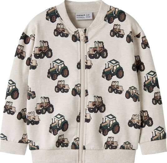 Name It Nmmlibertus Ls Nreg Sweat Card Bru Beige 92