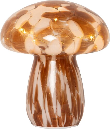 Star Trading Dekorasjon Funghi 17cm Brun Bordlamper