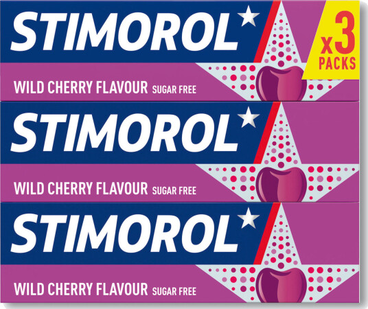 Stimorol Wild Cherry Tyggegummi - 3-pk.