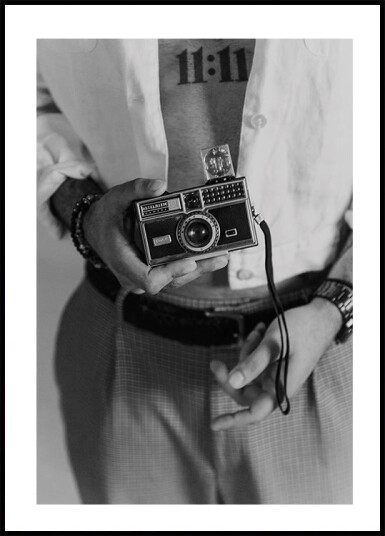 Man with Camera Plakat Plakat / 70x100cm Man with Camera Plakat Plakat / 70x100cm