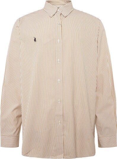 Polo Ralph Lauren Custom Fit Striped Stretch Poplin Shirt 4655AH CLASSIC CA M