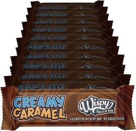 Wispy Proteinbar Creamy Caramel 10 stk.