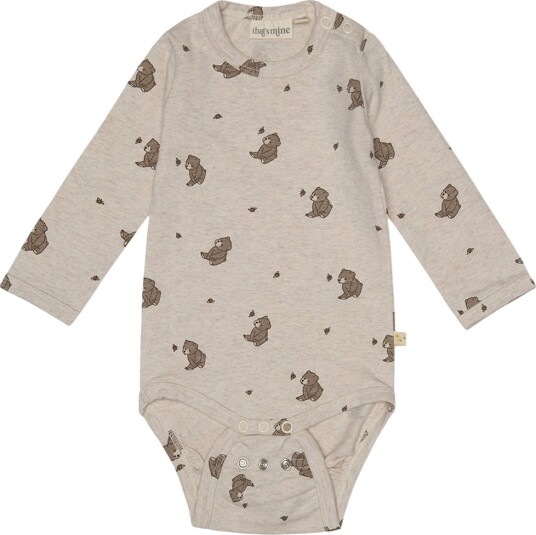 That"s Mine Body I/e   Mika   Bier And Bjørner   Thats Mine   2 år (92)   Langermet Body Beige Brun