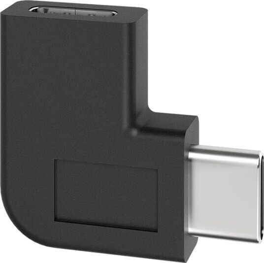 Goobay 90° USB-C Adapter M-M, Vinklet, Svart Goobay 90° USB-C Adapter M-M, Vinklet, Svart