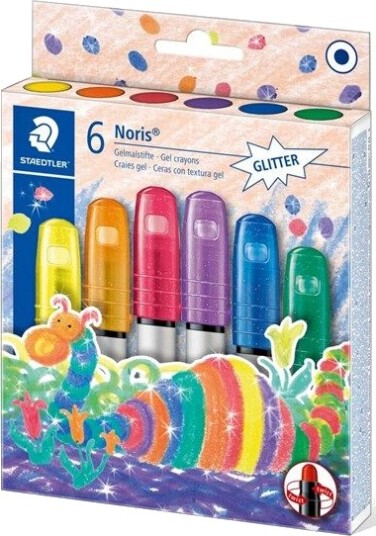 Staedtler Gel crayon Noris glitter 6pcs. box Staedtler Gel crayon Noris glitter 6pcs. box