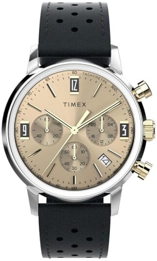 Timex Herreklokke TW2W10000 Marlin Beige/Lær Ø40 mm