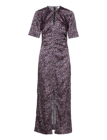 Ganni | Silk Stretch Satin Maxi Dress | 32