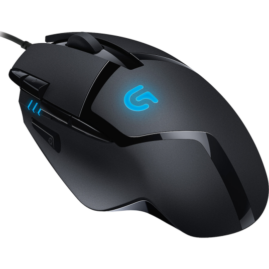 Logitech G402 Hyperion Fury Gamingmus - 4000 DPI - 8 Knapper - Svart