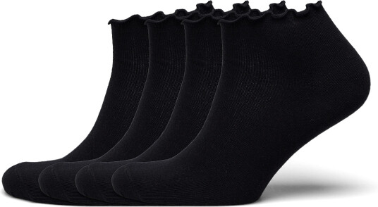 Rosemunde Rhatlanta Footie Socks 4 Pack Black 39/41