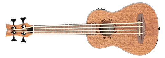 Ortega Guitars Ortega Lizzy-Bs-Gb-L Akustisk Bass M/mik X-Short Scale, Lefthand