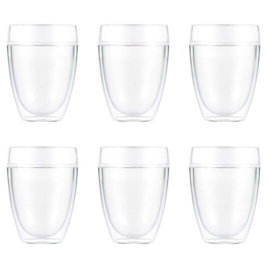 Bodum Pavina Outdoor dobbel vegg plastglass 6-stk. 35 cl