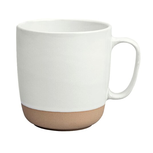 Scandi Living Fossil-krus 35 cl hvitt Scandi Living Fossil-krus 35 cl hvitt