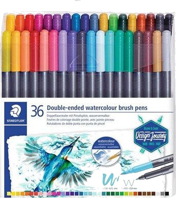 Staedtler Double-ended watercol. brush 36pcs Staedtler Double-ended watercol. brush 36pcs
