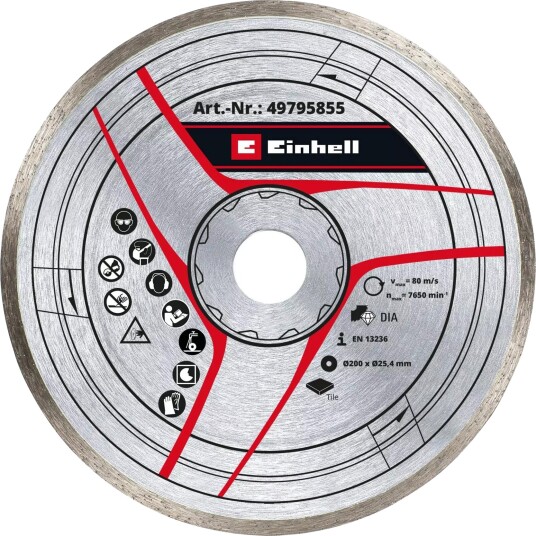 Kwb Av Einhell Slipe-/Slipeskiver 200 Mm X 25,4 Mm