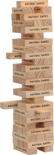 Natural Games Jenga 60 Klosser 5+ År Natural Games Jenga 60 Klosser 5+ År