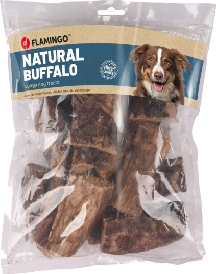 Flamingo Nature Snack Bøffellunge Sparepakke 2 X 200 G