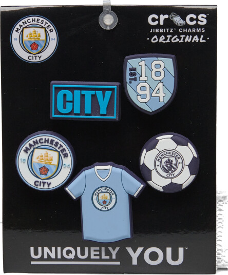 Crocs Manchester City 5Pck - Blue - ONE SIZE