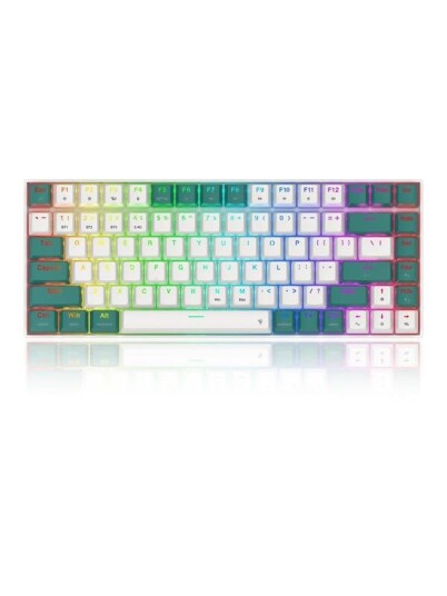 REDRAGON K678WG RGB PRO Singed keyboard Gamingtastatur Engelsk USA Hvit REDRAGON K678WG RGB PRO Singed keyboard Gamingtastatur Engelsk USA Hvit