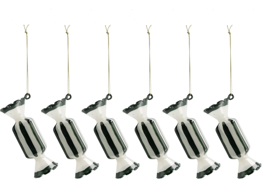 Scandi Living Bonbons julekule 6 pk Grønn Scandi Living Bonbons julekule 6 pk Grønn
