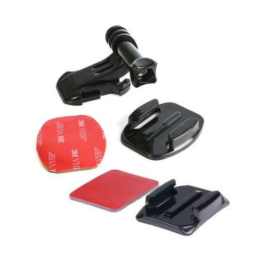 LUMONITE BX feste J mount GoPro kompatibelt J Mount med flat og buet plate